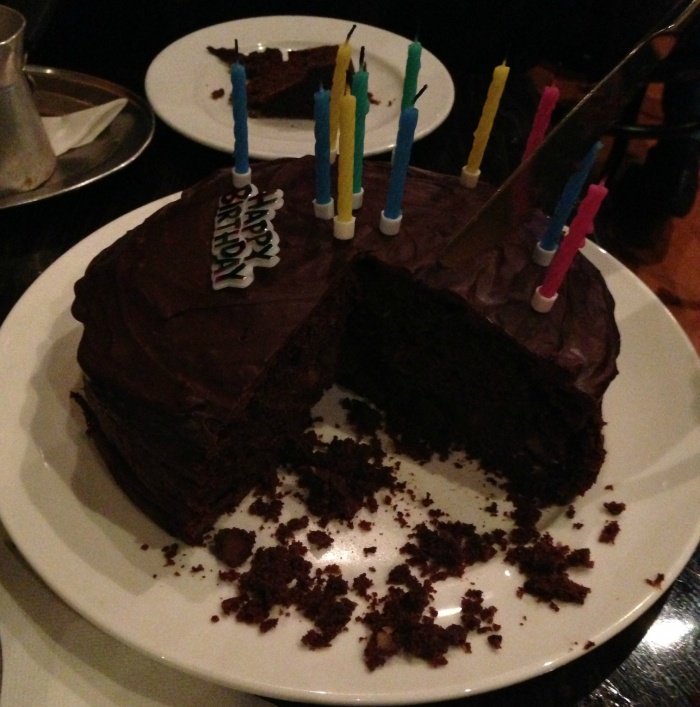 Inside Chocolate Zucchini Cake