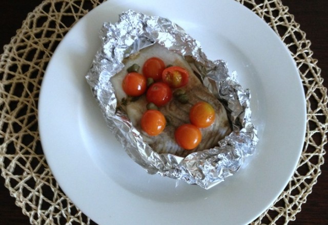 Herb and Tomato Fish Bundles