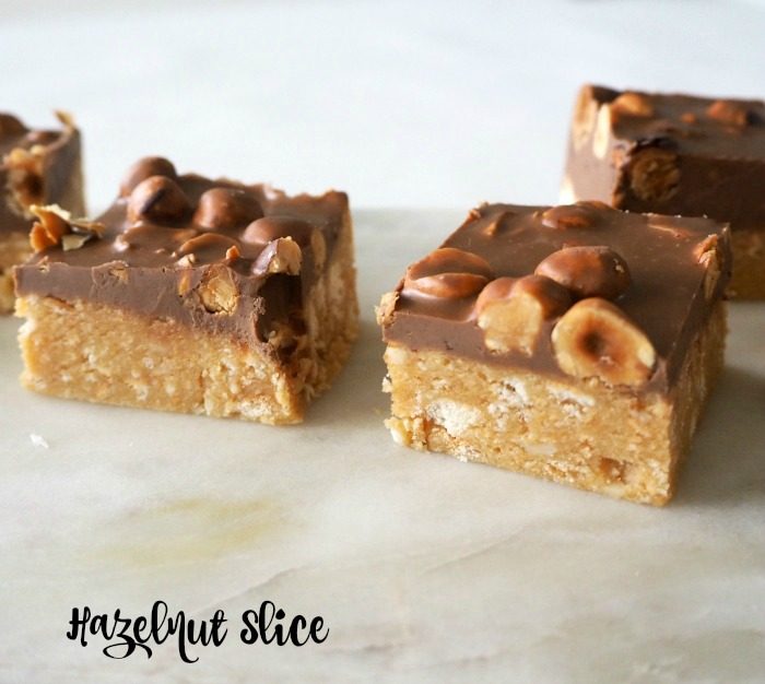 Hazelnut Slice