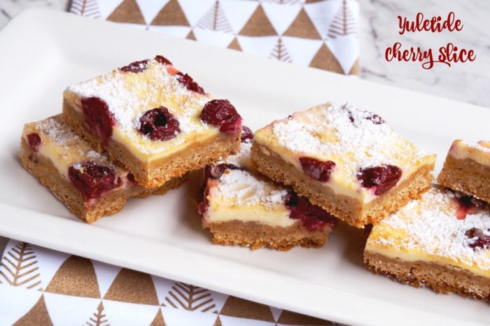 Yuletide Cherry Slice