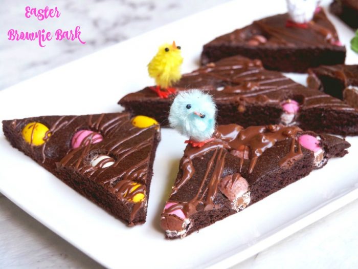 Easter Brownie Bark