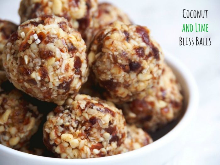 Coconut and Lime Bliss Balls