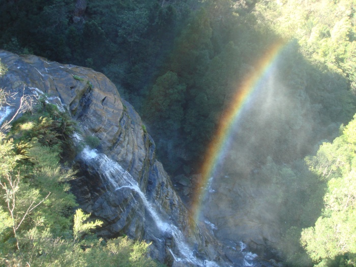 Rainbow at Bridal Veil Falls