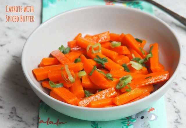 Carrots with Spiced Butter