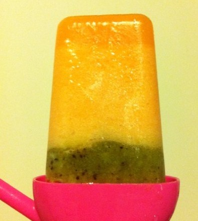 Kiwifruit and Rockmelon Pops