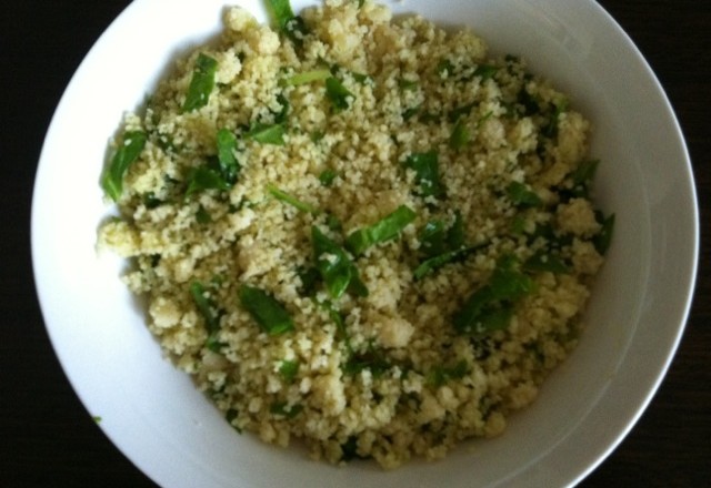 Spinach Couscous