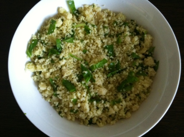 Spinach Couscous