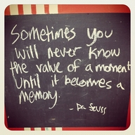 The value of a moment