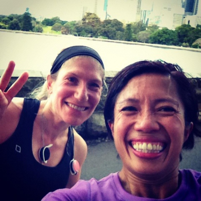 My Half Marathon eeting with Kathy!