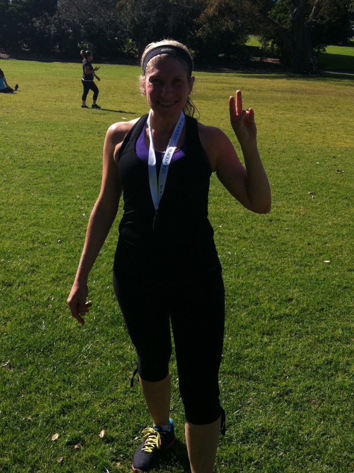 Me and my medal - Half Marathon
