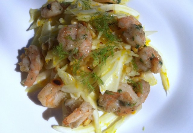 Leda’s Fennel, Prawn and Citrus Salad