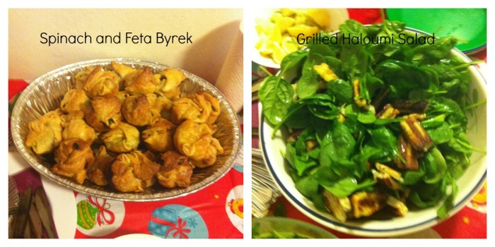 Leda's Byrek and Salad