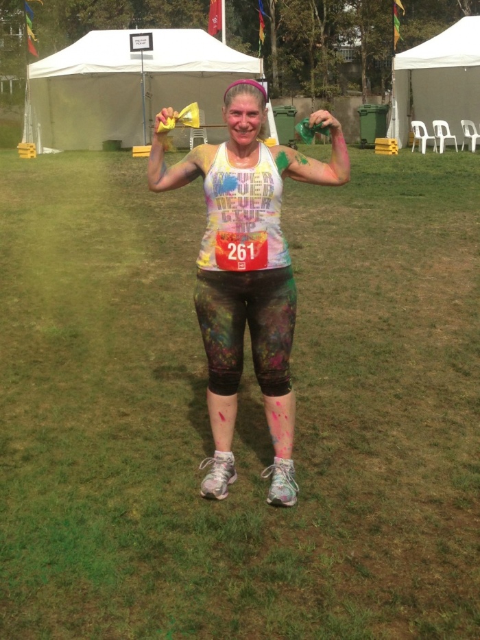 Colouring Myself Australian MS Colour Run 2013