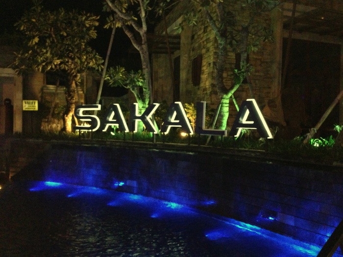 Outside Sakala, Nusa Dua, Bali