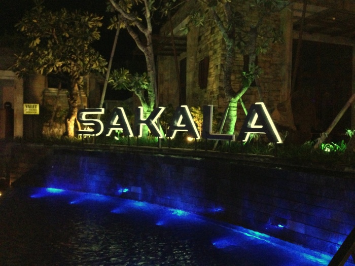 Outside Sakala, Nusa Dua, Bali