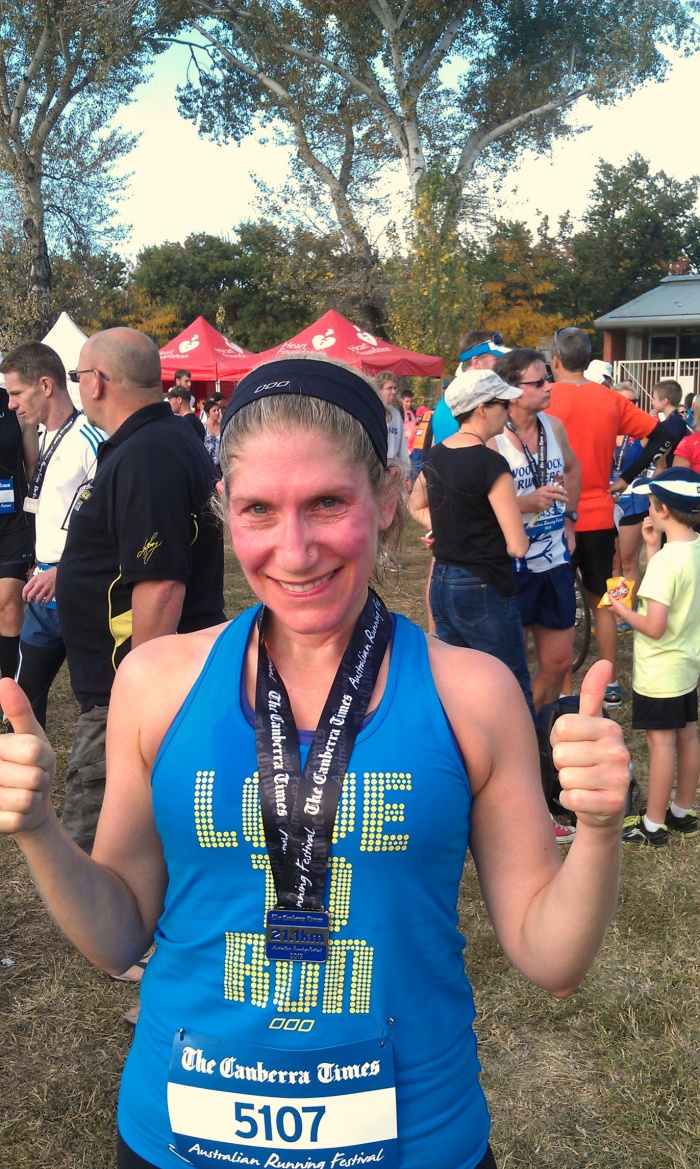 Done and dusted! - Canberra Half Marathon