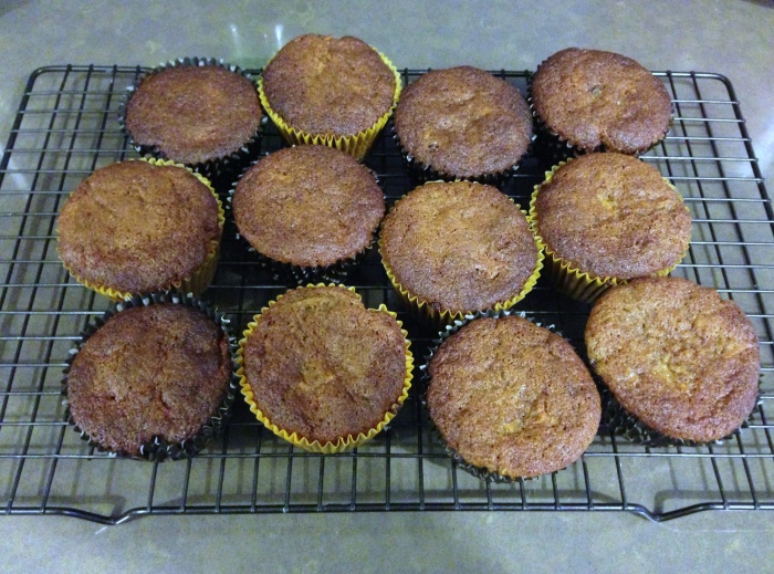 Un-iced Pumpkin Passion Cupcakes