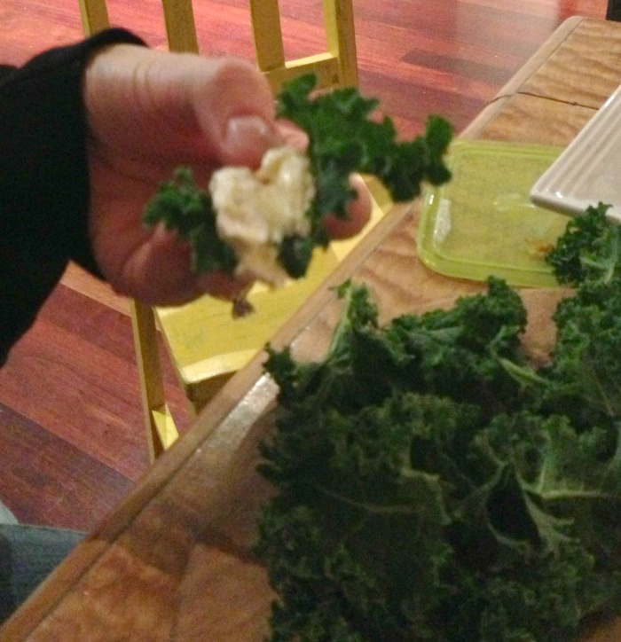 How to eat Kale 3 - Girls night in