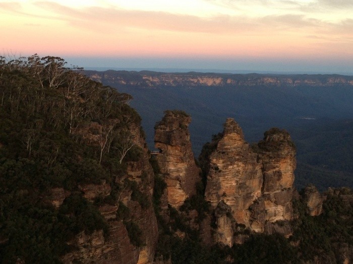 Sunset at the Three Sisters