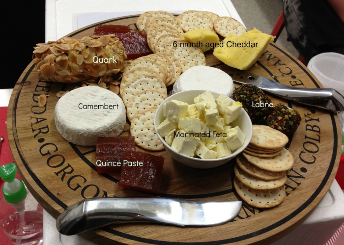 Cheesemaking Workshop - Cheese board