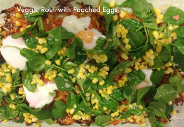 Meatless Monday – Veggie Rosti with Poached Eggs