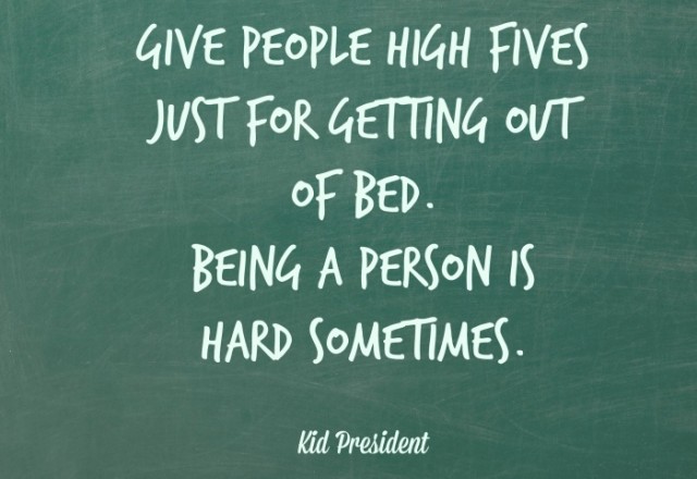 Wednesday Words of Wisdom – High Five