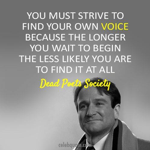 Wednesday Words of Wisdom – Robin Williams