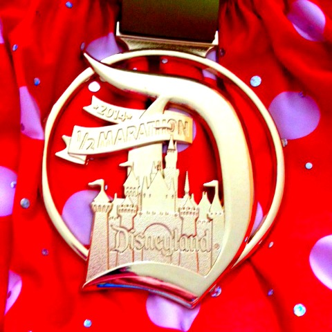 Disneyland Half Marathon medal