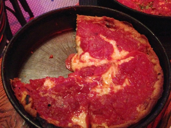 Due's Deep Dish pizza