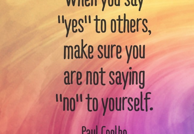 Wednesday Words of Wisdom – Just Say No
