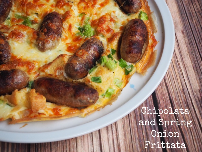 Chipolata and Spring Onion Frittata