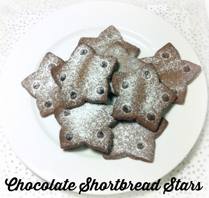 Chocolate Shortbread Stars