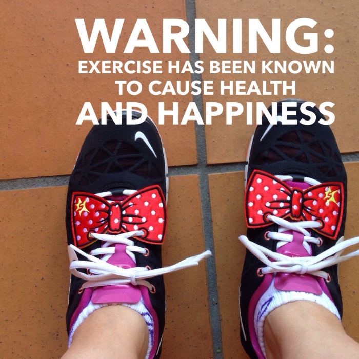 Exercise causes health and happiness