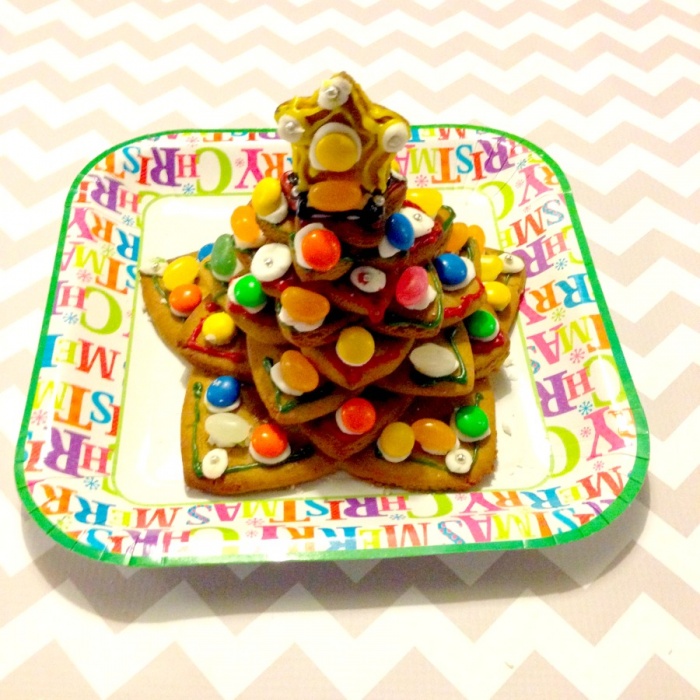 December Christmas Cookie Tree