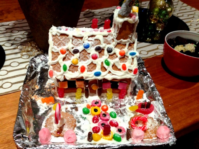 Christmas Eve Gingerbread House