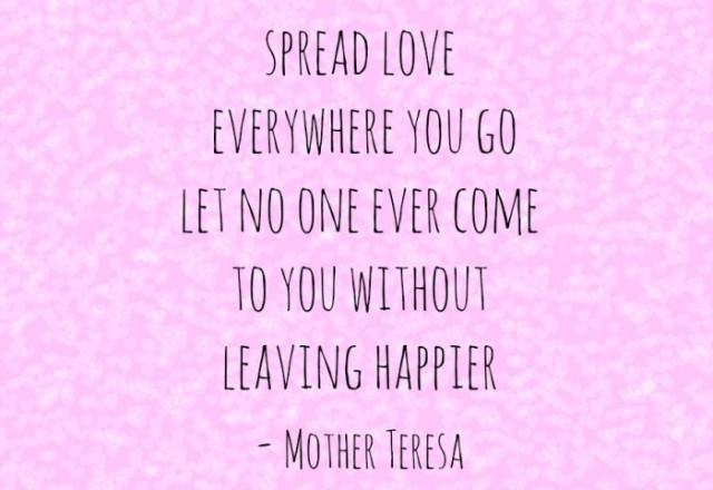 Wednesday Words of Wisdom – Spread Love