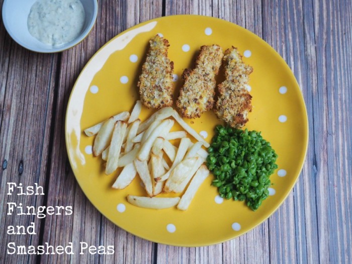 Fish Fingers and Smashed Peas