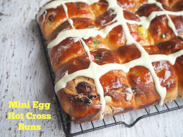 Mini Egg Hot Cross Buns