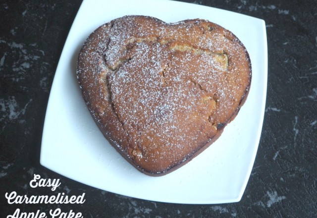 Easy Caramelised Apple Cake