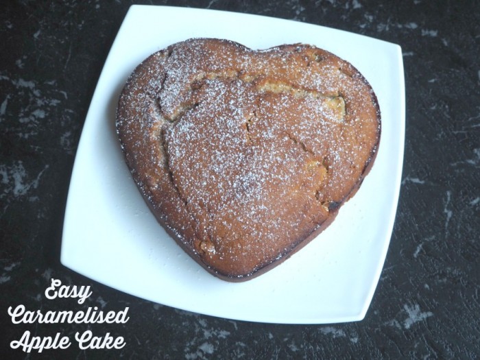 Easy Caramelised Apple Cake