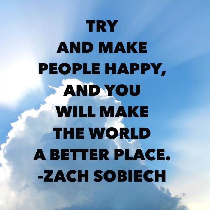 Zach Sobiech - make the world a better place