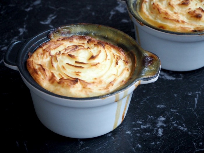 Chicken Pie with creamy mash