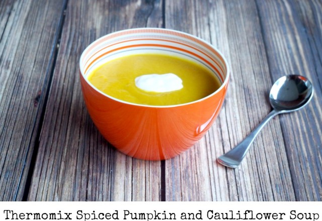 Thermomix Spiced Pumpkin and Cauliflower Soup