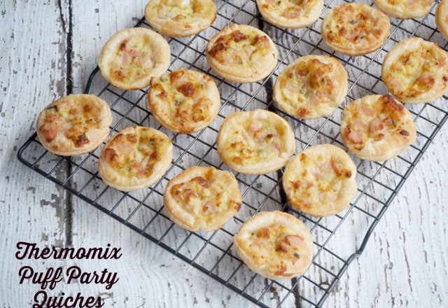 Thermomix Puff Party Quiches