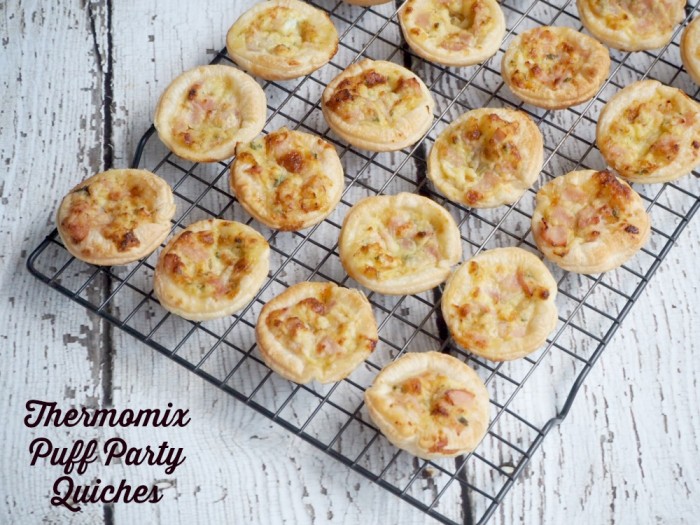 Thermomix Puff Party Quiches 