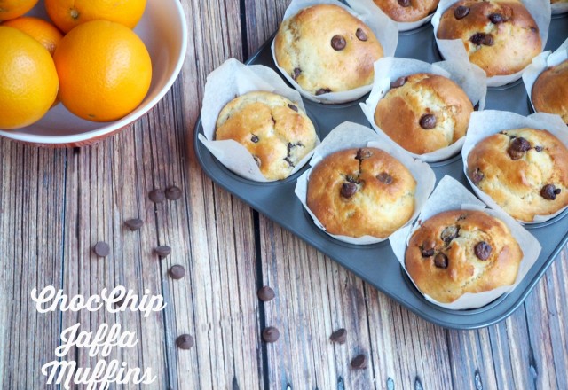 Choc-Chip Jaffa Muffins