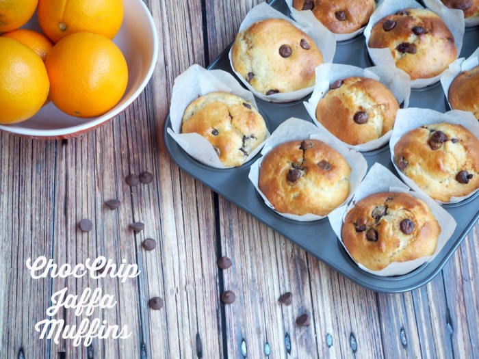 Choc Chip Jaffa Muffins