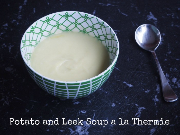 Potato and Leek Soup a la Thermie text