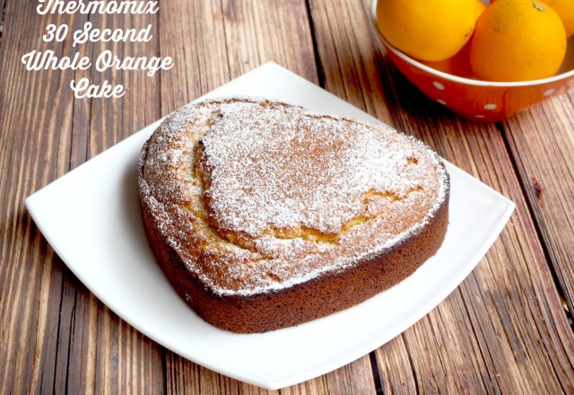 Thermomix 30 Second Whole Orange Cake