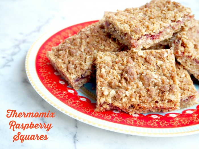 Thermomix Raspberry Squares